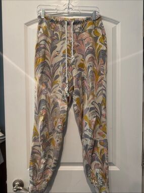 Women’s Saturday Sunday Anthropologie Printed Jogger Pants size S